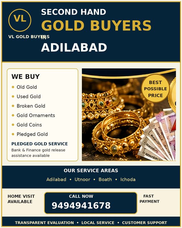 Gold Buyers in Adilabad - VL Gold Buyers