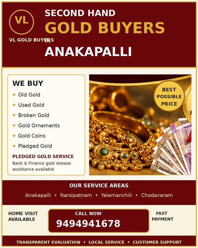 Gold Buyers in Anakapalli - VL Gold Buyers