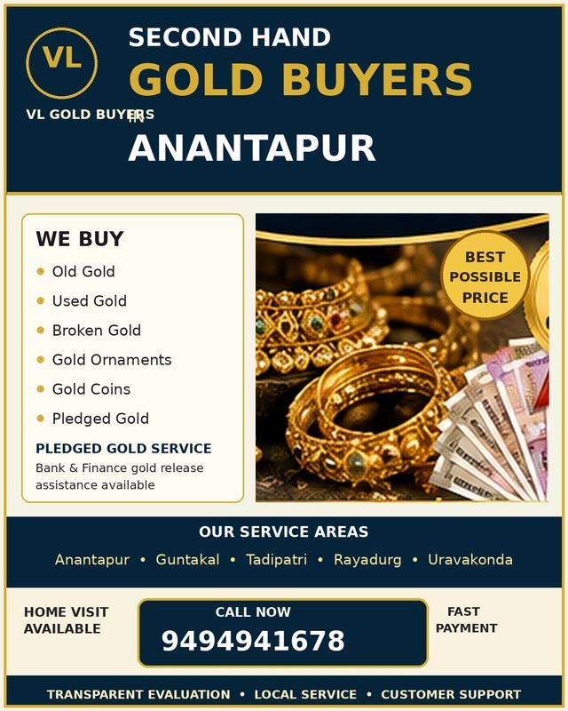 Gold Buyers in Anantapur - VL Gold Buyers
