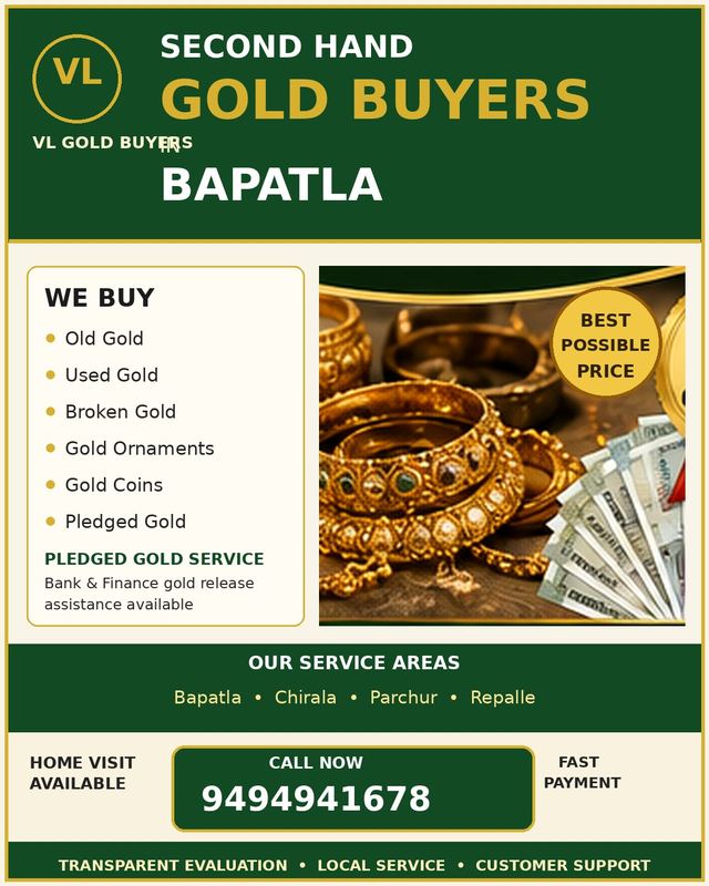 Gold Buyers in Bapatla - VL Gold Buyers
