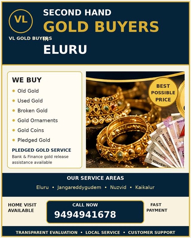 Gold Buyers in Eluru - VL Gold Buyers