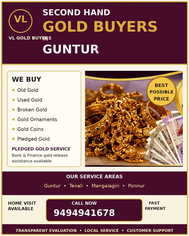 Gold Buyers in Guntur - VL Gold Buyers