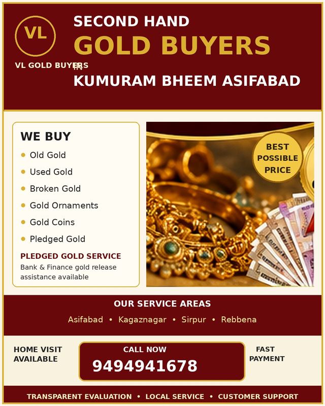 Gold Buyers in Kumuram Bheem Asifabad - VL Gold Buyers