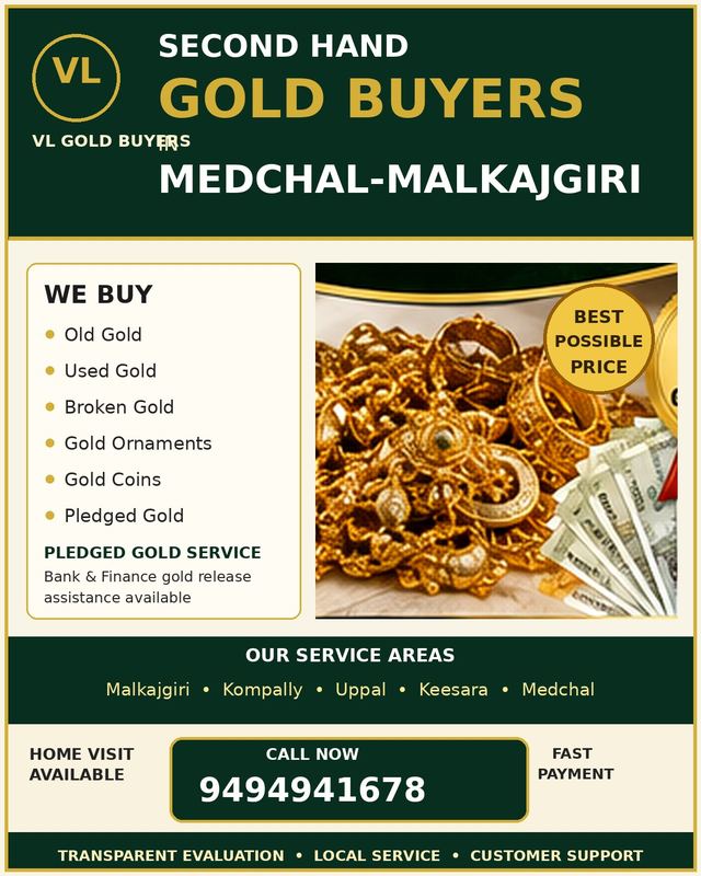 Gold Buyers in Medchal-Malkajgiri - VL Gold Buyers