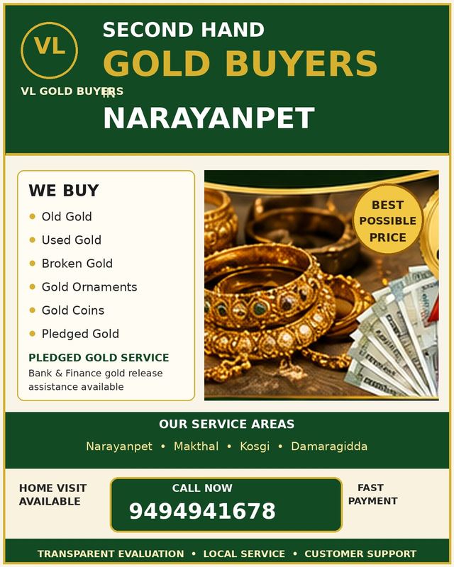 Gold Buyers in Narayanpet - VL Gold Buyers