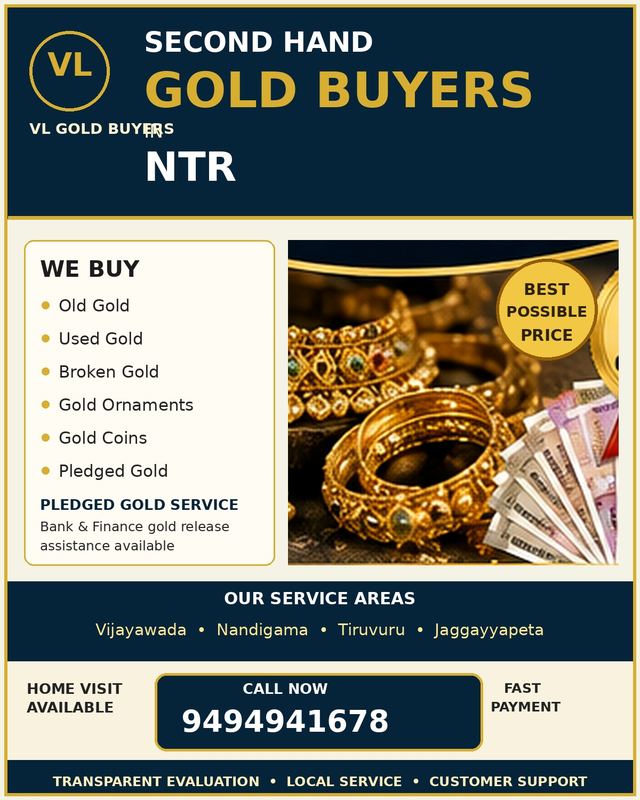 Gold Buyers in NTR - VL Gold Buyers