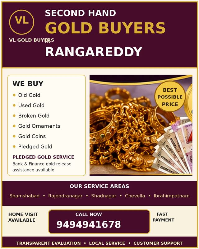 Gold Buyers in Rangareddy - VL Gold Buyers