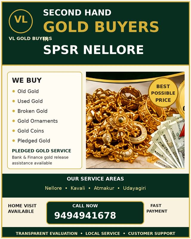 Gold Buyers in SPSR Nellore - VL Gold Buyers
