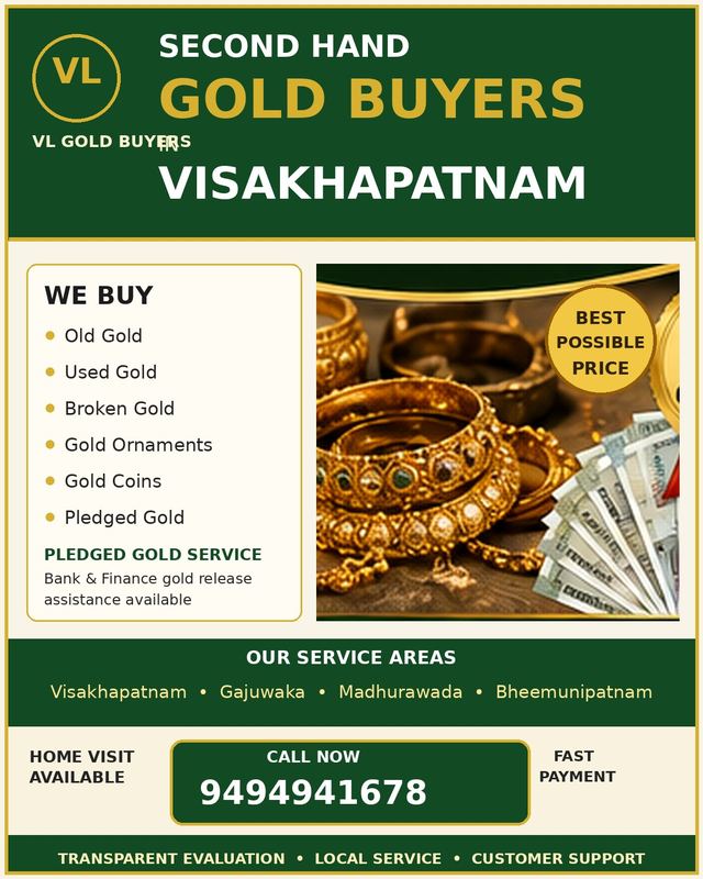 Gold Buyers in Visakhapatnam - VL Gold Buyers