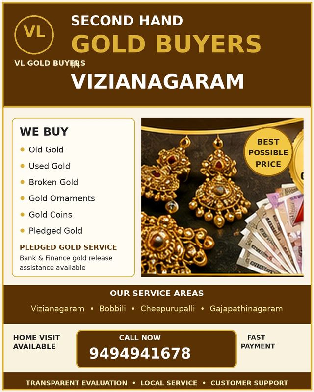 Gold Buyers in Vizianagaram - VL Gold Buyers