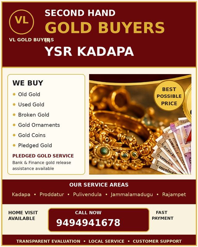 Gold Buyers in YSR Kadapa - VL Gold Buyers