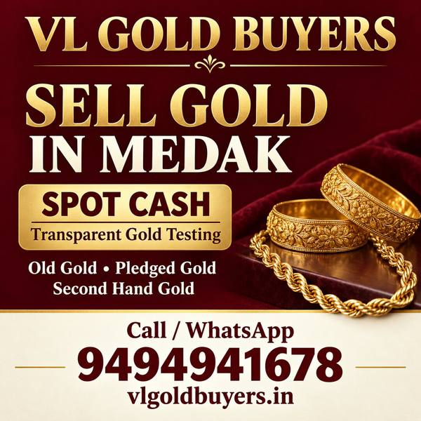 Gold Buyers Near Me in Medak — Medak & Every Town Covered - VL Gold Buyers