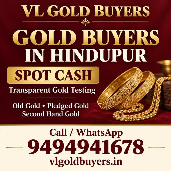 Gold Buyers in Hindupur - VL Gold Buyers doorstep gold buying service