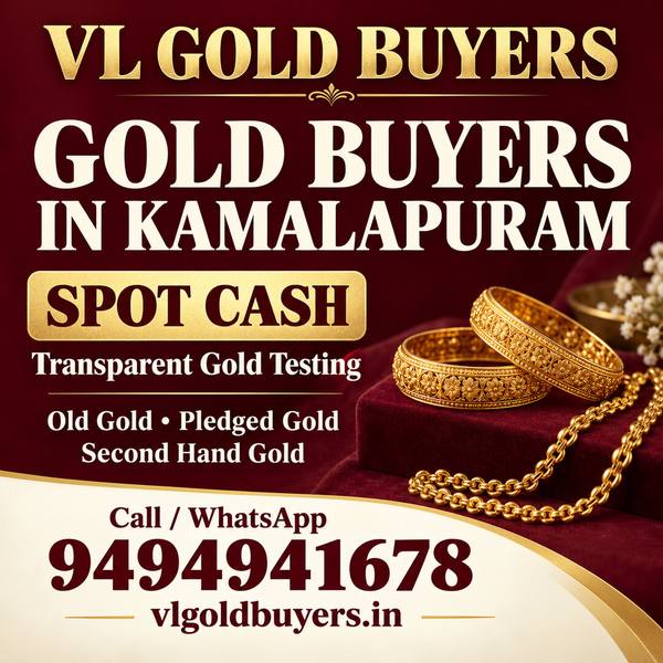 Gold Buyers in Kamalapuram - VL Gold Buyers doorstep gold buying service