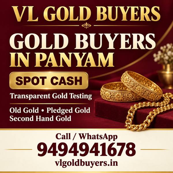 Gold Buyers in Panyam - VL Gold Buyers doorstep gold buying service