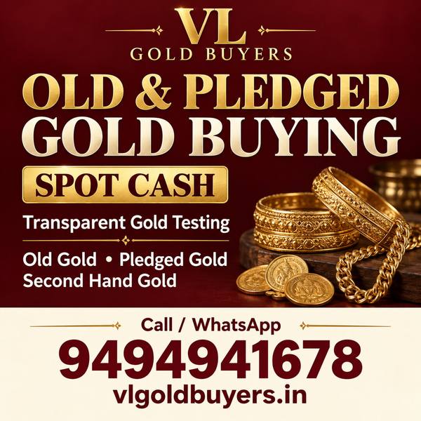 Gold Buyers, Pledged Gold Buyers and Second Hand Gold Buyers Services - VL Gold Buyers